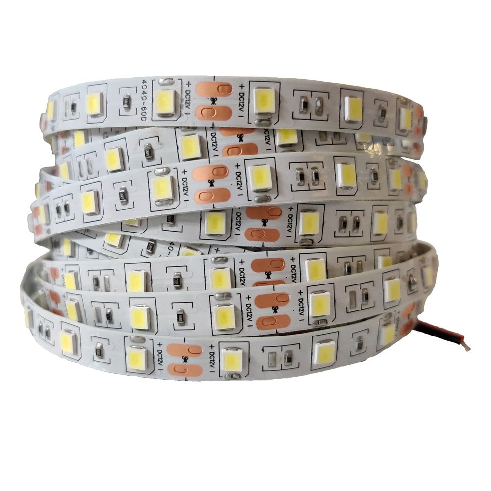 3 Dirençli Double Pcb Şerit Led İç mekan Silikonsuz Günışığı 5 Metre