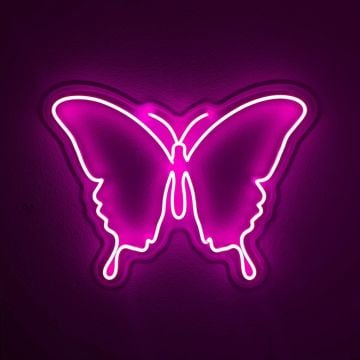 Kelebek Neon Led Tabela