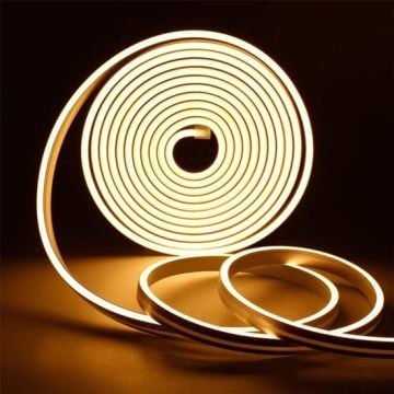 12v 6mm Silikon Neon Led Günışığı 3000k