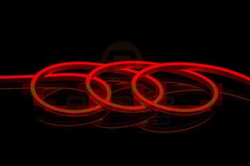 12v 6mm Silikon Neon Led Kırmızı