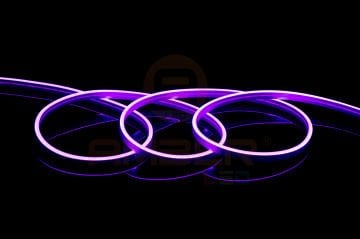 12v 6mm Silikon Neon Led Mor