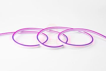12v 6mm Silikon Neon Led Mor