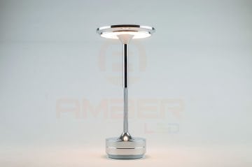 Chrome Şarjlı Masa Lambası