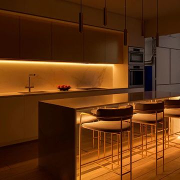 4040 Şerit LED Tak Çalıştır Hazır Set, Kumandalı Dimmer ve Adaptör Dahil, Gizli Aydınlatma, Mutfak, Tezgah, Dolap İçi ve Ayna İçin