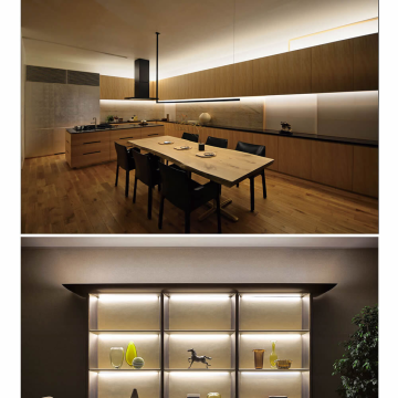 4040 Şerit LED Tak Çalıştır Hazır Set, Kumandalı Dimmer ve Adaptör Dahil, Gizli Aydınlatma, Mutfak, Tezgah, Dolap İçi ve Ayna İçin
