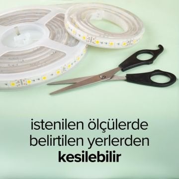 2835 Çipli Metrede 120 Ledli Şerit Led 5 Metre