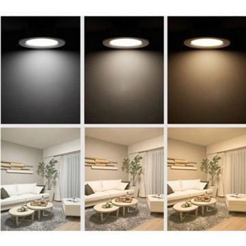 Cata 3 Watt Sıva Altı Yuvarlak Led Panel Armatür
