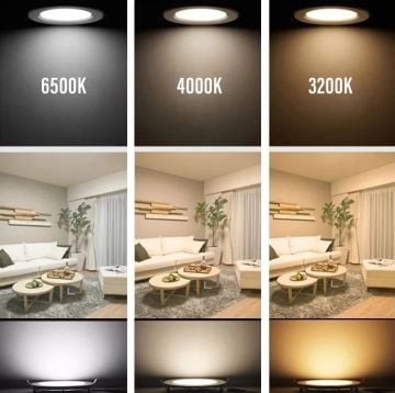 Cata 9 Watt Sıva Altı Yuvarlak Led Panel Armatür