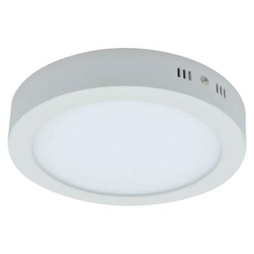 24 Watt Sıva Üstü Yuvarlak Led Panel Beyaz - 6500K