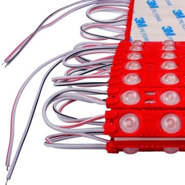 Mercekli Modül Led Kırmızı 1.2 Watt 12v