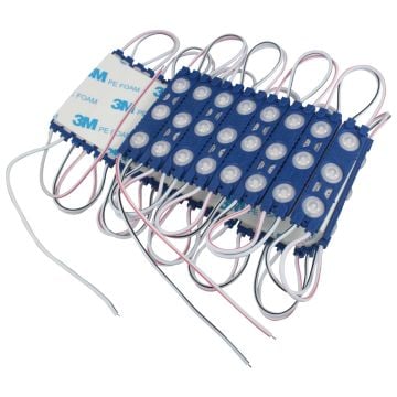 Mercekli Modül Led Mavi 1.2 Watt 12v
