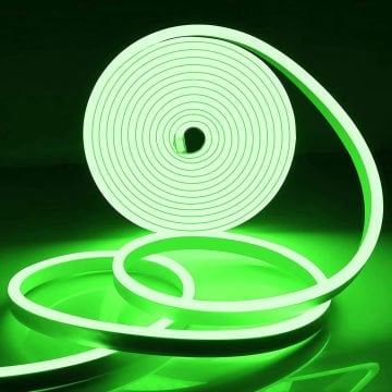 12v Neon Led Şerit Yeşil 5 Metre