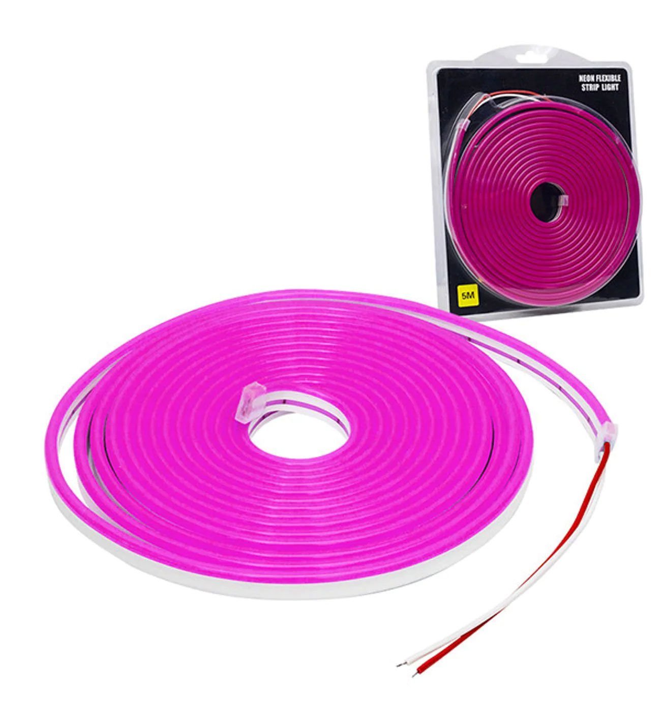 12v Neon Led Şerit Mor 5 Metre