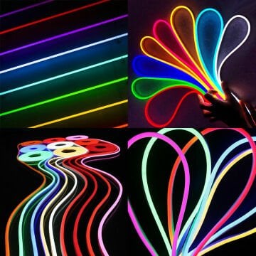 12v Neon Led Şerit Turuncu 5 Metre