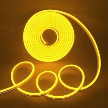 12v Neon Led Şerit Sarı 5 Metre