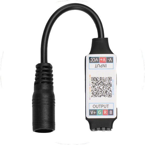 Bluetooth Rgb Kontrol Cihazı 12v 6 Amper Sese ve Müziğe Duyarlı