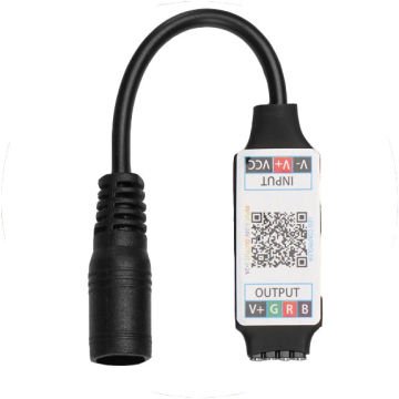 Bluetooth Rgb Kontrol Cihazı 12v 6 Amper Sese ve Müziğe Duyarlı