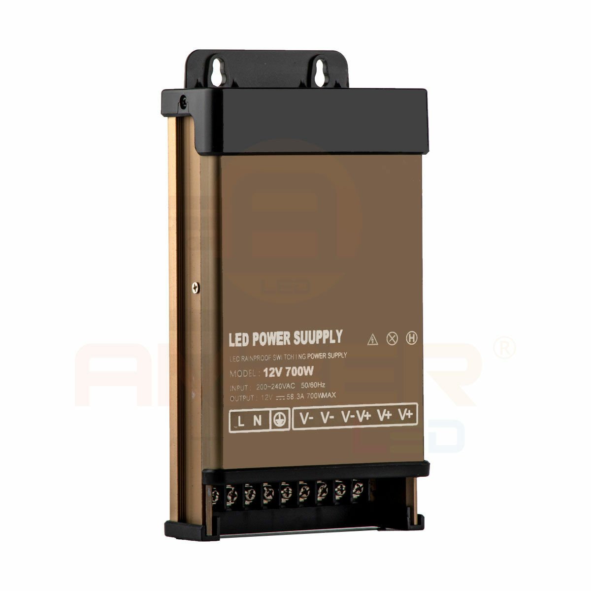 12v 700 Watt 58 Amper Yağmur Korumalı Adaptör