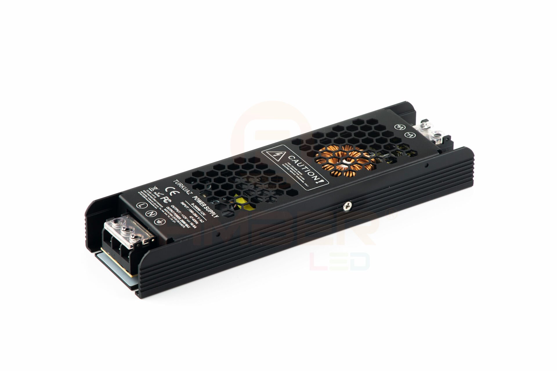 12v 16.5 Amper 200 Watt Dar Kasa Led Trafo